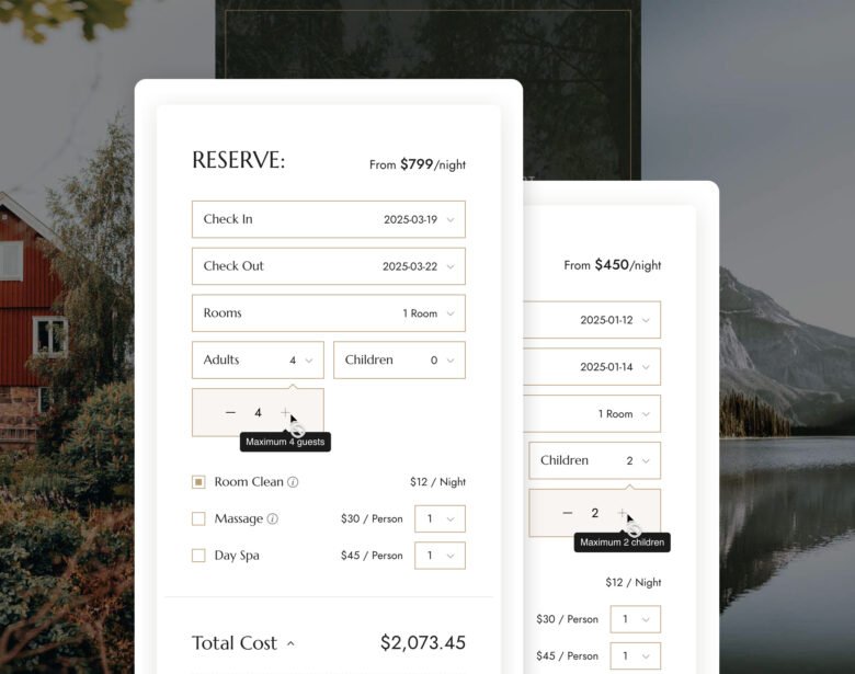 reservation example